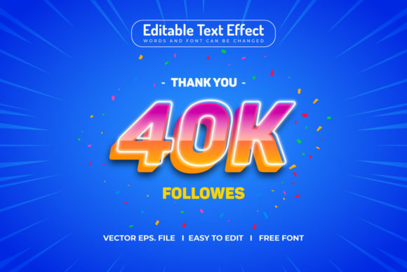 40k Special Editable 3D Text Effects