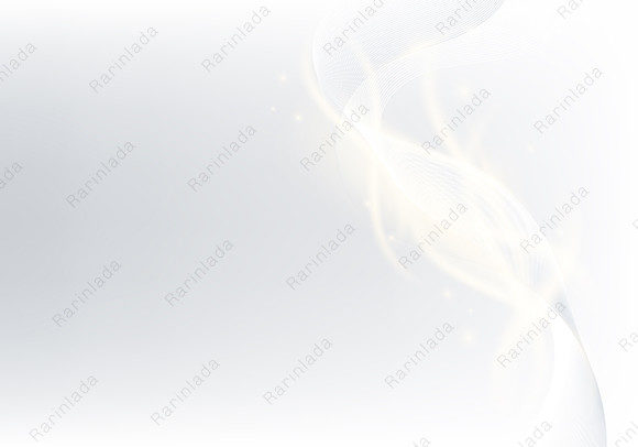 Abstract Wavy Light Lines Particles