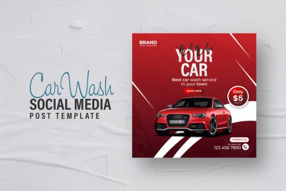 Car Wash Social Media Post Design Guide
