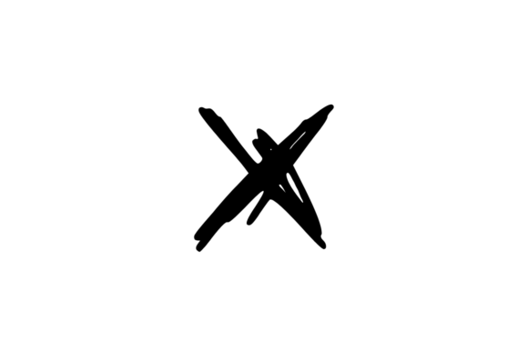 Cross Incorrect Doddle Graphic Icon: A Versatile Hand-Drawn Asset for Modern Design