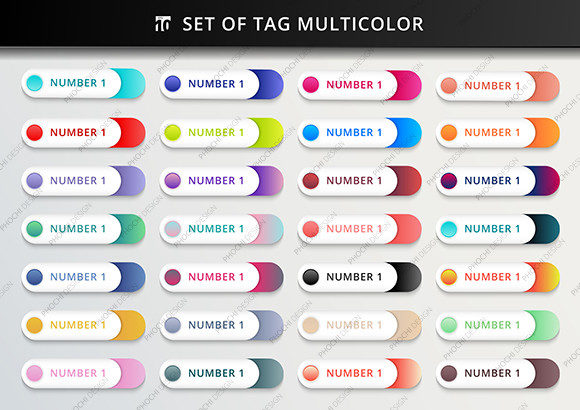 Geometric Bookmarks, Stickers & Labels