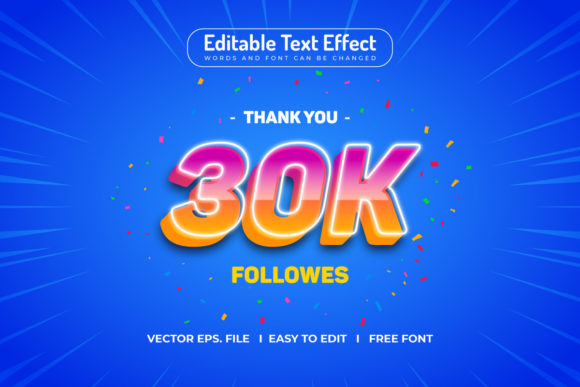 Mastering 30k Special Editable 3D Text Effects