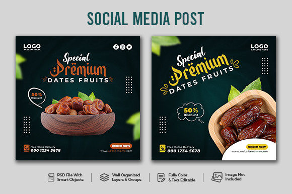 Ramadan Dates Social Media Banner