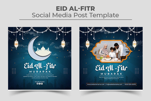Strategic Visual Communication: Leveraging the Eid Mubarak Social Media Post Banner for Brand Growth