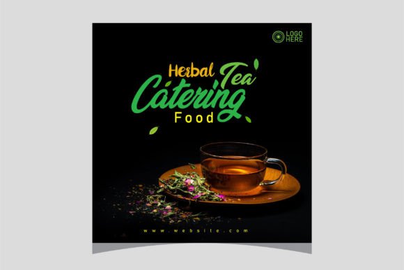 Strategic Visual Communication: Leveraging the Herbal Tea Social Media Post Design