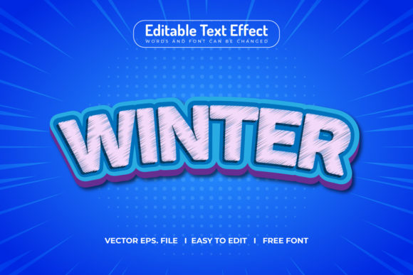 Winter 3D Text Effects Guide